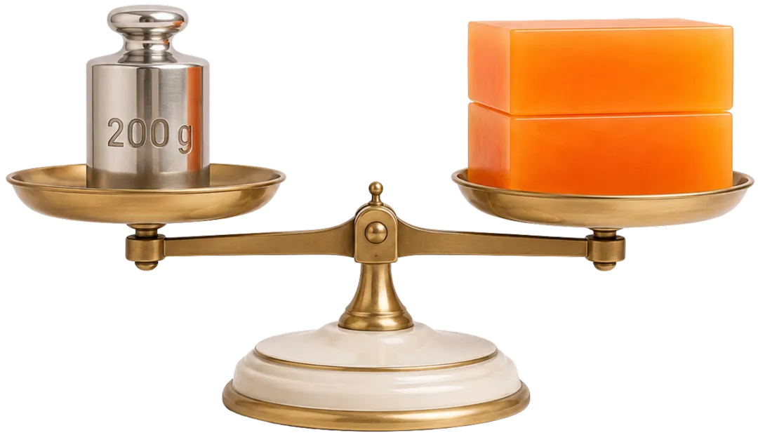 Beautyganics 2-bar soap set — 200 g total